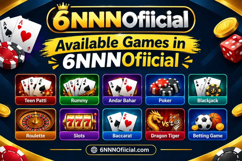Available Games in 6NNN Game
